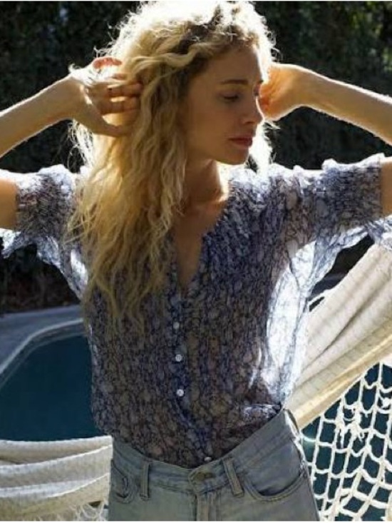 Doen Tops - Doen Lea Silk Blouse